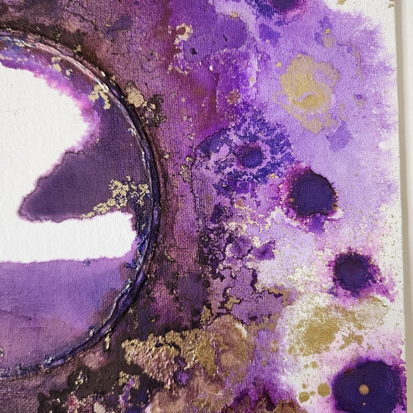 HANDCRAFTED Abstract Painting HANDPAINTED Wall Art Decor HANDMADE Artwork - Picture 8 of 17